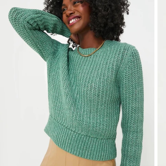 Polo Ralph Lauren Fairway Green Marl Cotton Blend Long Sleeve Pullover, Size XS - Picture 1 of 7